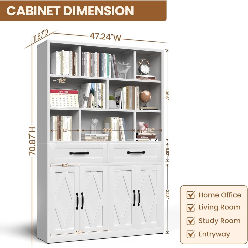 Sturdy Metal Tall Bookcase wit – Home & Hotel Textiles Private Limited recenzja i cena