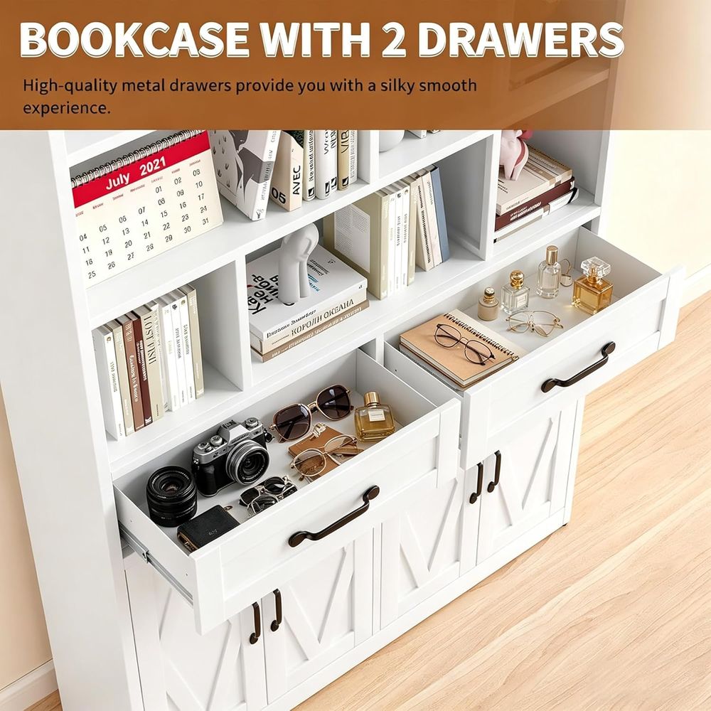 Sturdy Metal Tall Bookcase wit – Home & Hotel Textiles Private Limited recenzja i cena