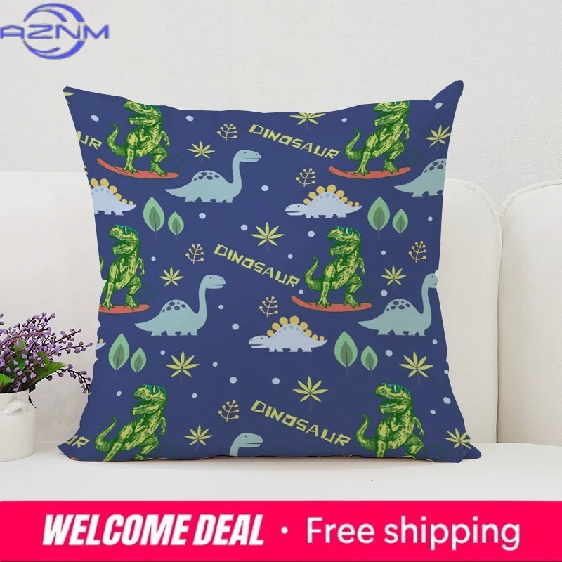 40x40 Cushion Cover Dinosaur L – Home Landing Textiles recenzja i cena