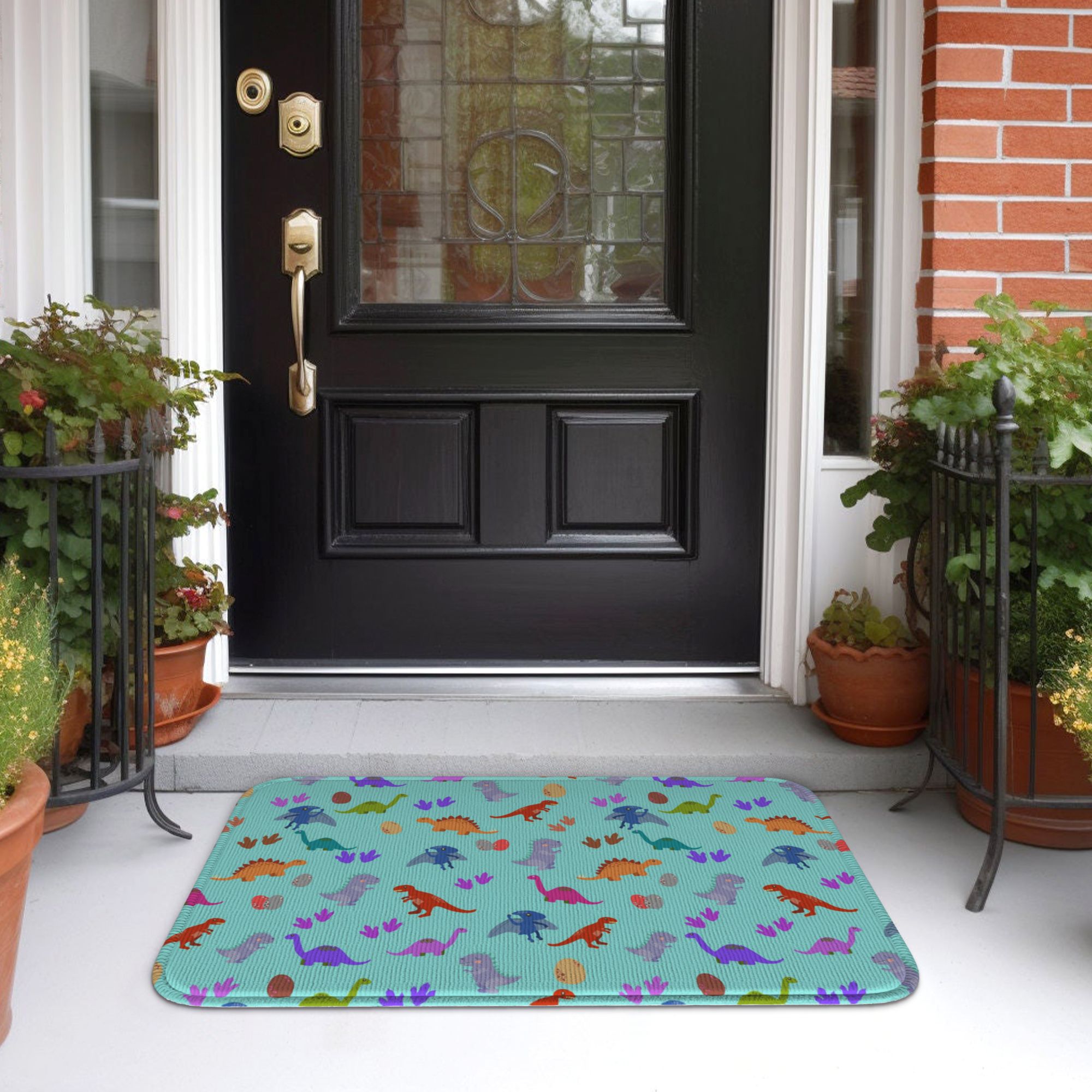 Dinosaur Land Cute Dino Patter – Home Landing Textiles recenzja i cena