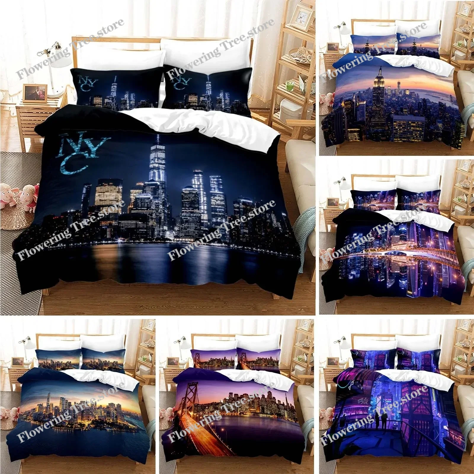 New York City Night View Beddi – Home Textiles New York recenzja i cena