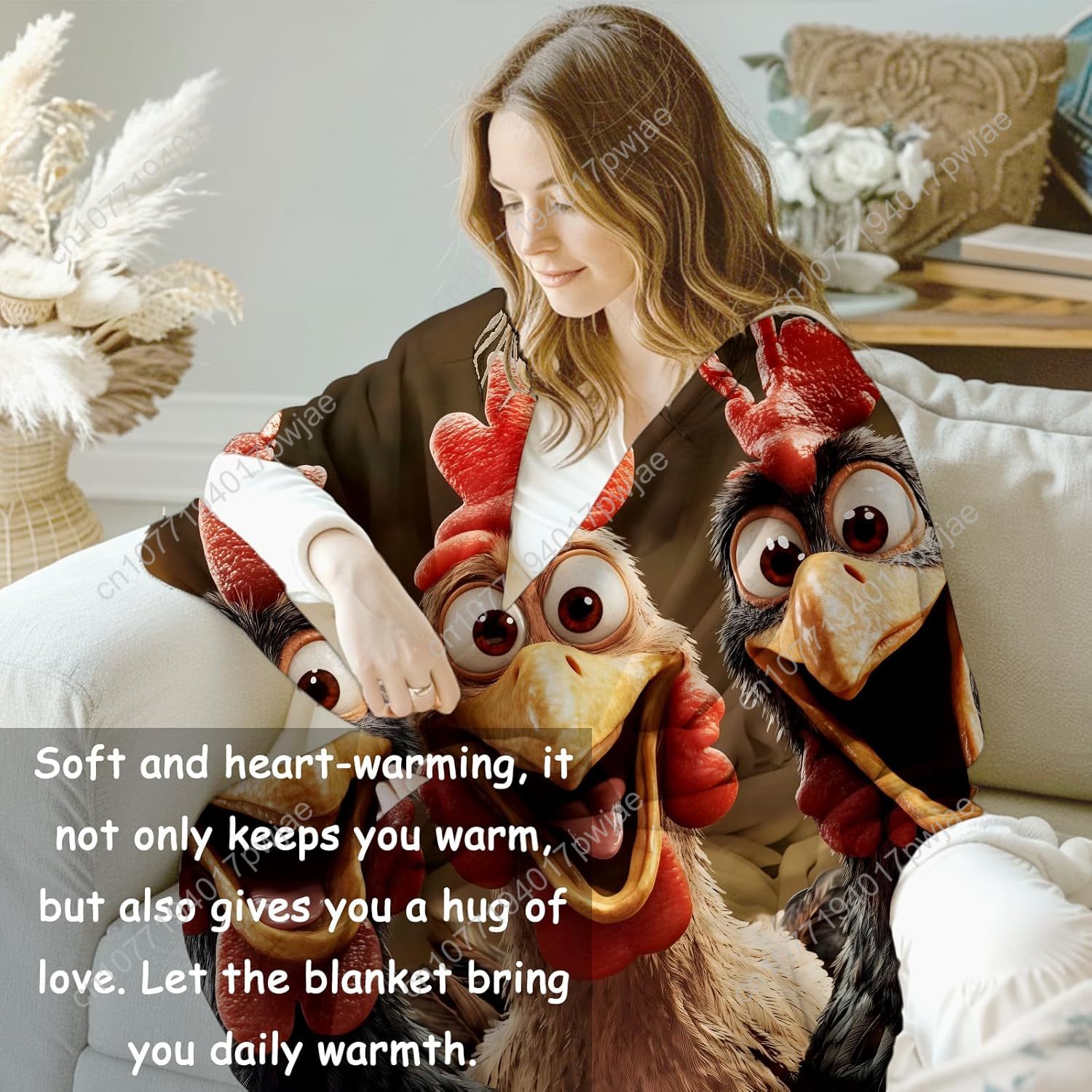 Chickens Blanket Gifts for Wom – Home Textiles Towel recenzja i cena
