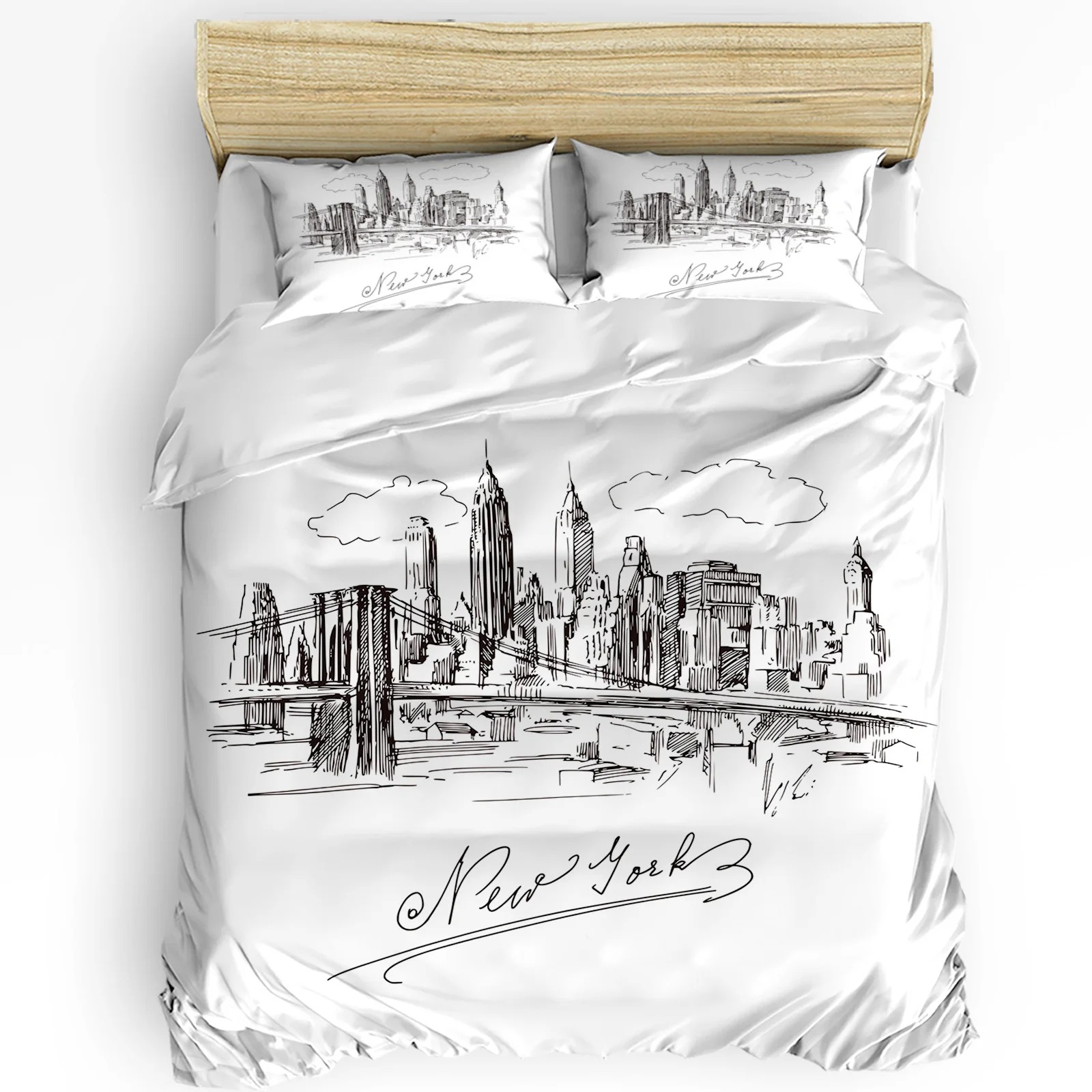 New York Sketch City Duvet Cov – Home Textiles New York recenzja i cena