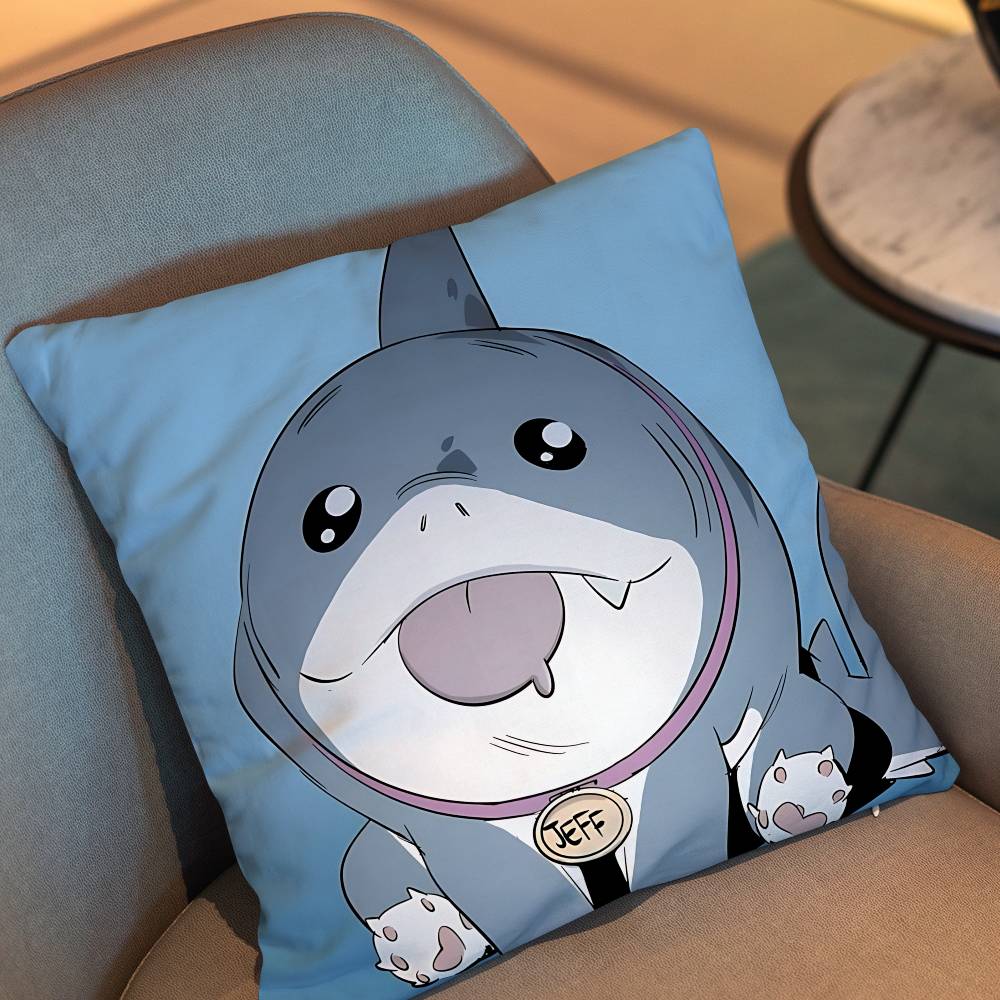 Land Shark cute Jeff Pillow Ca – Home Landing Textiles recenzja i cena