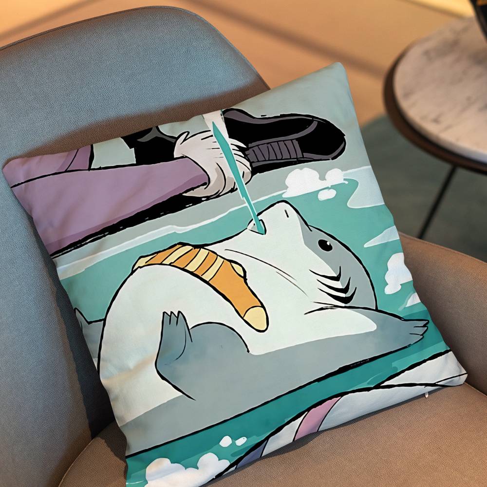 Land Shark cute Jeff Pillow Ca – Home Landing Textiles recenzja i cena