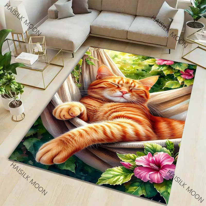 Orange Cat in The Afternoon Pa – Luxury Home Textiles Usa recenzja i cena
