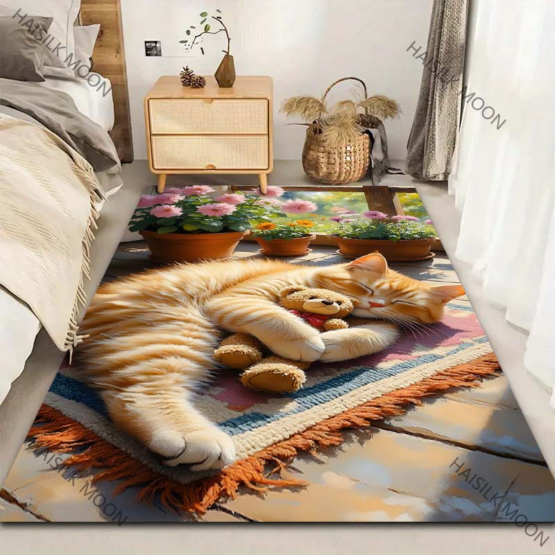 Orange Cat in The Afternoon Pa – Luxury Home Textiles Usa recenzja i cena