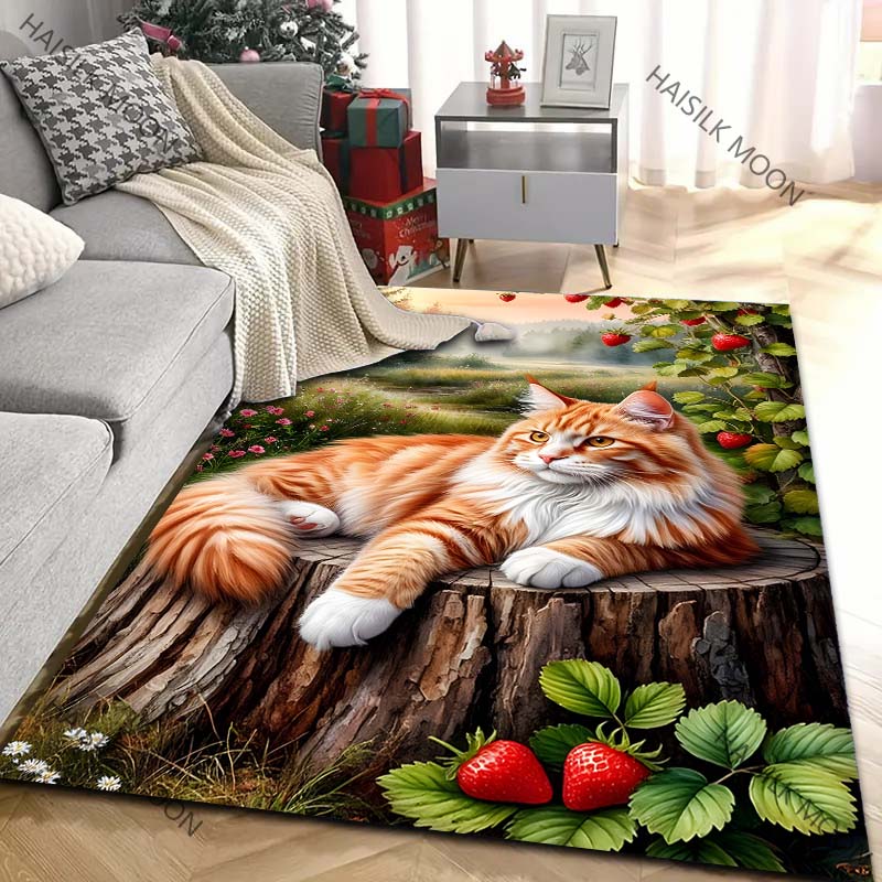 Orange Cat in The Afternoon Pa – Luxury Home Textiles Usa recenzja i cena