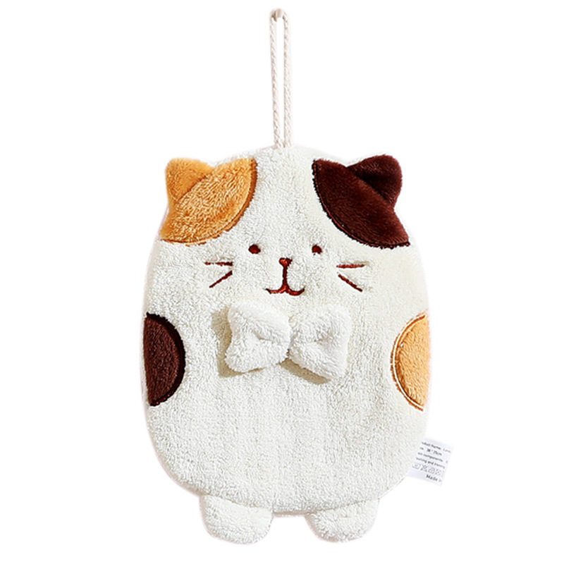 1PC Cute Cartoon Cat Hanging H – Home Textiles Towel recenzja i cena