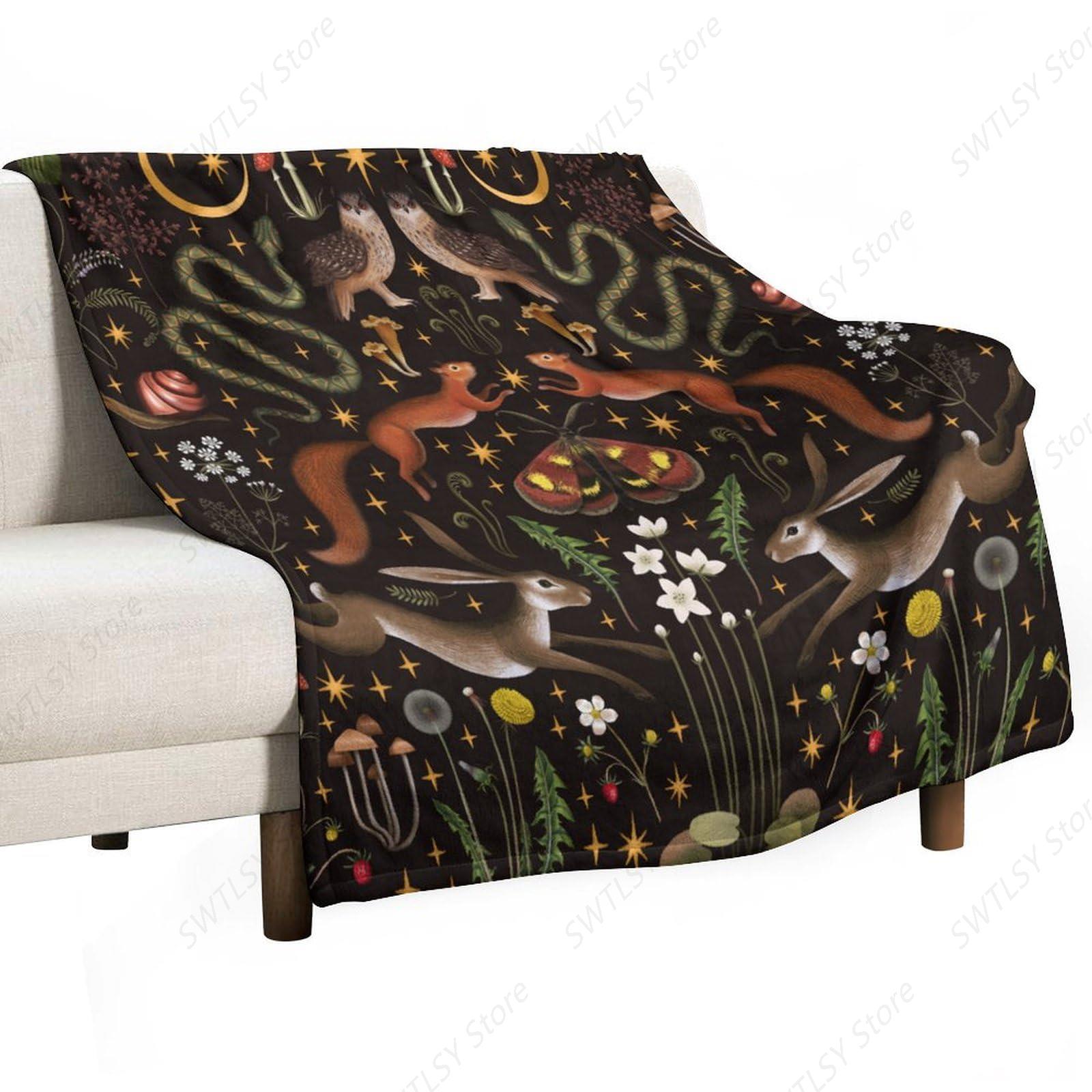 Rustic Forest Throw Blanket, F – Home Landing Textiles recenzja i cena