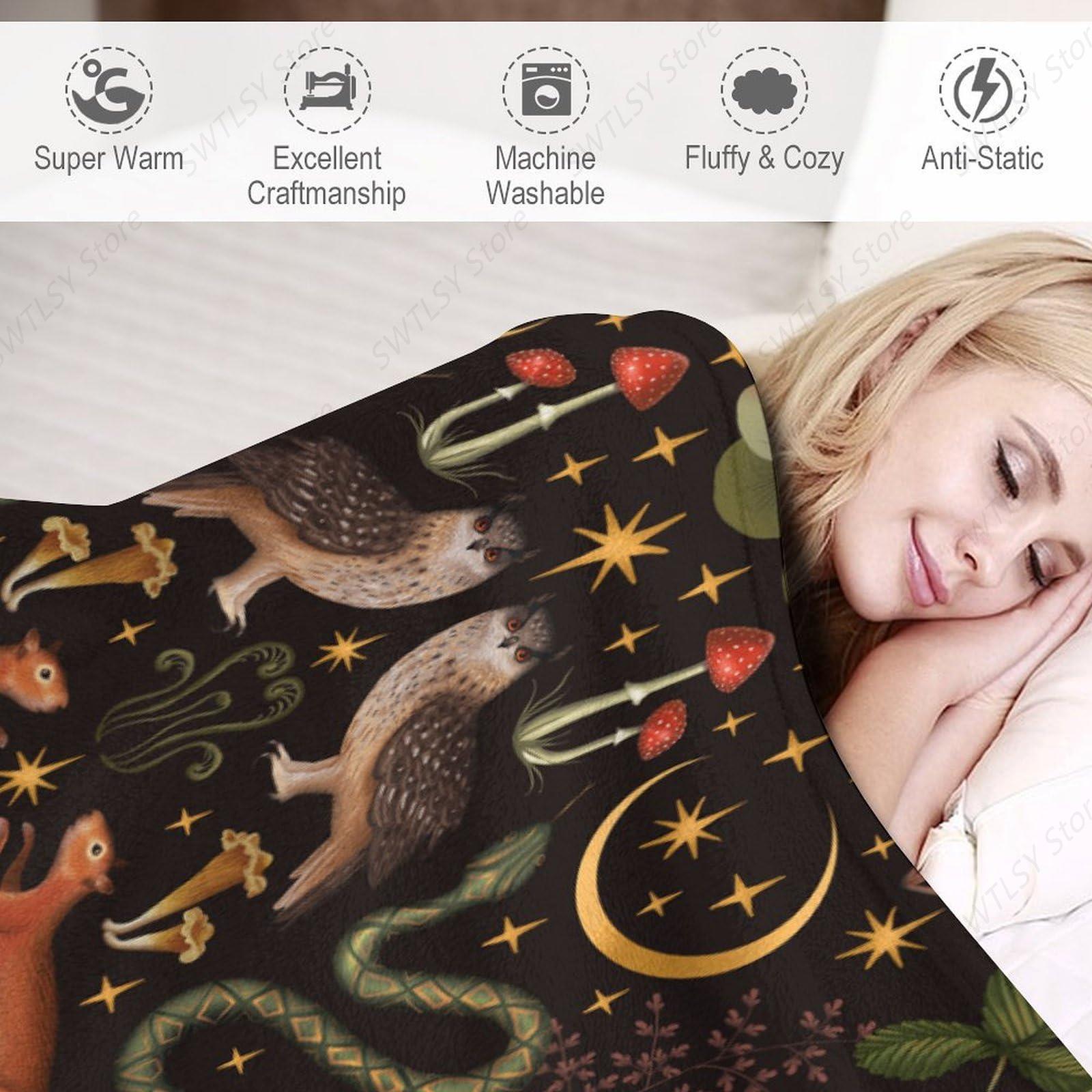 Rustic Forest Throw Blanket, F – Home Landing Textiles recenzja i cena