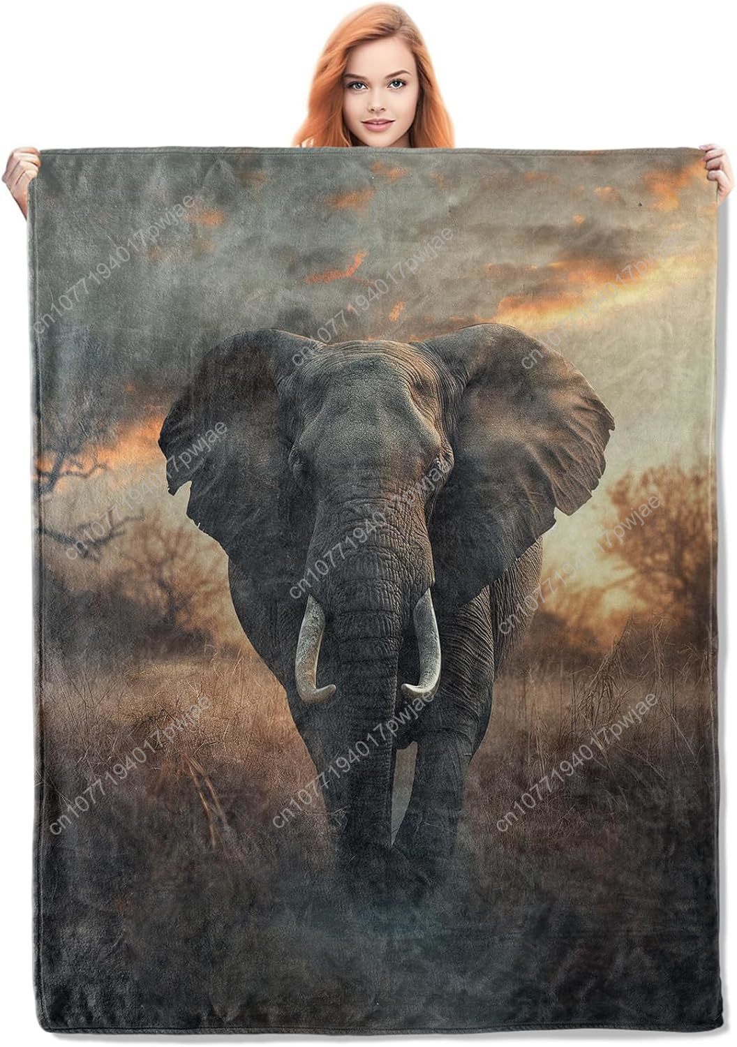 Elephant Fleece Blanket, Reali – Home Textiles Towel recenzja i cena