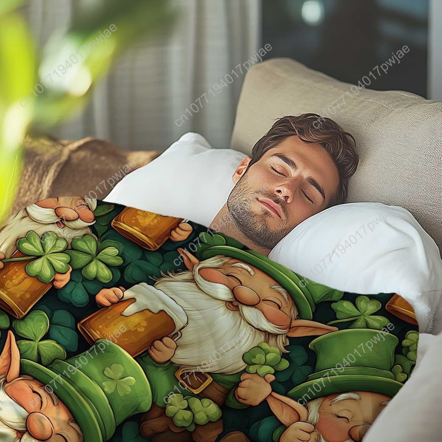 St. Patrick’s Day Gnome Throw  – Home Textiles Towel recenzja i cena