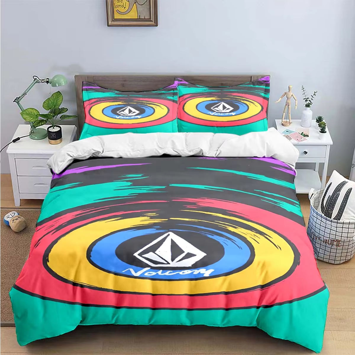 New V-VOLCOM 3d Print Bedding  – Luxury Home Textiles Usa recenzja i cena