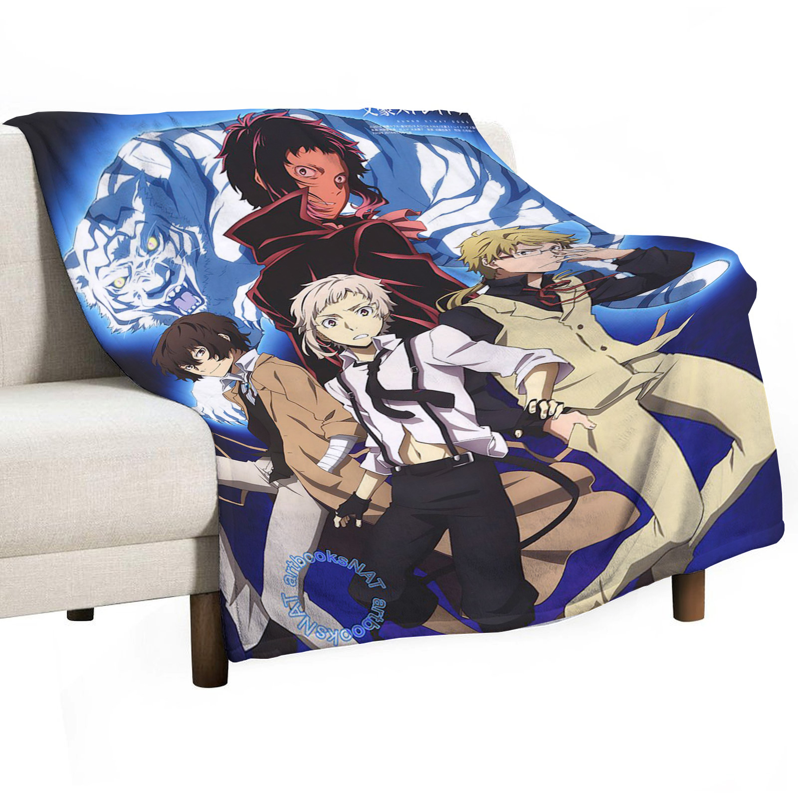 Bungo Stray Dogs Sofa Throw Bl – Luxury Home Textiles Usa recenzja i cena
