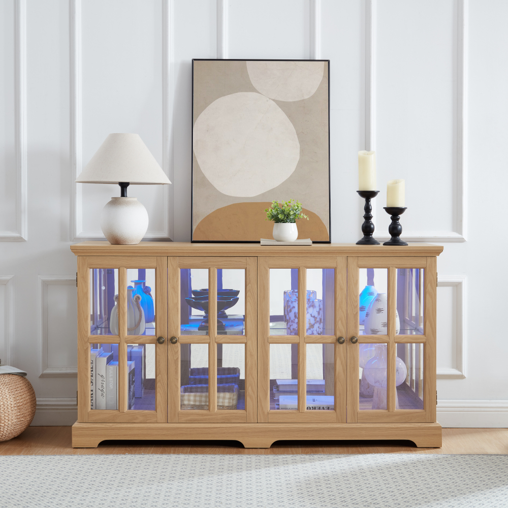 LED Curio Display Cabinet: Gla – Home & Hotel Textiles Private Limited recenzja i cena