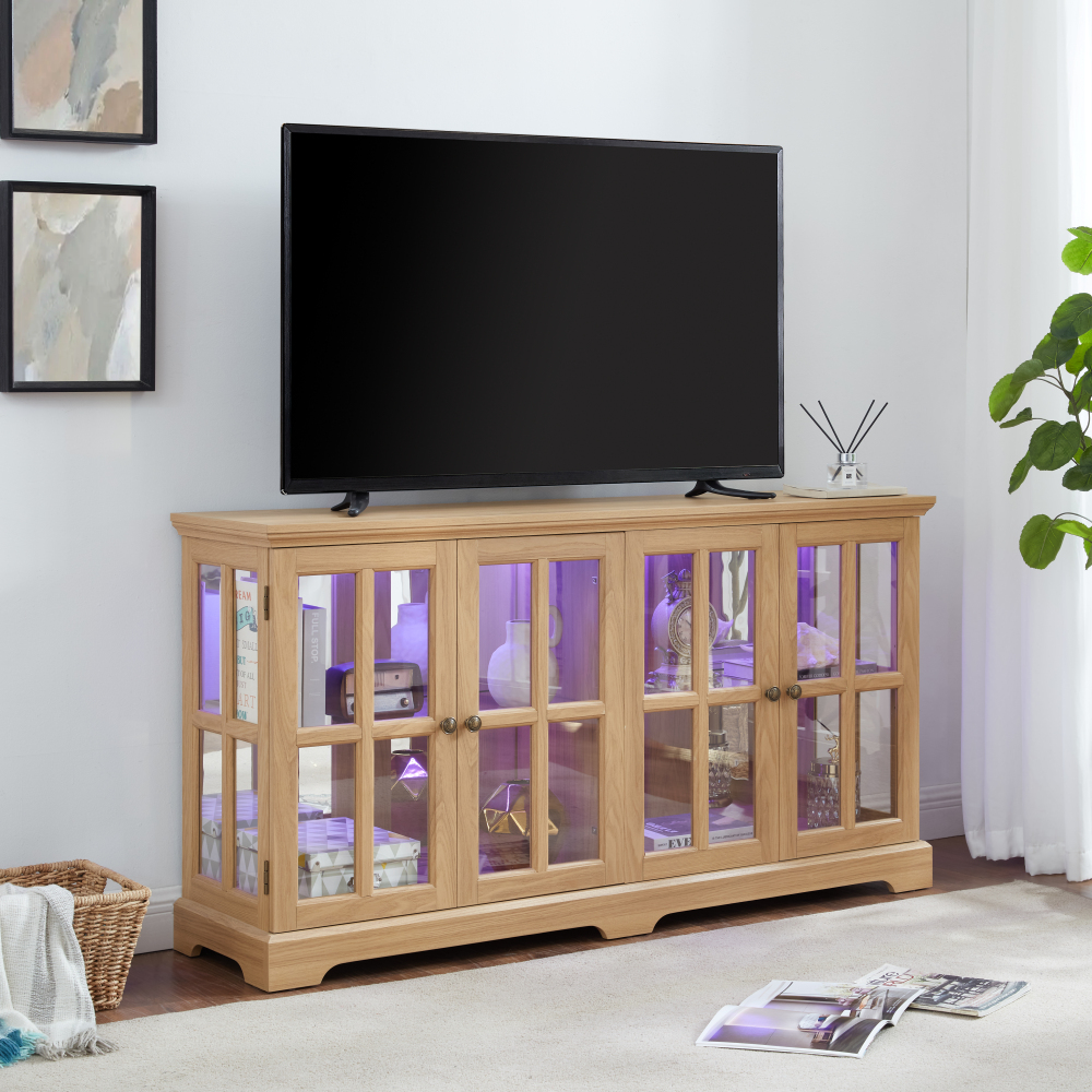 LED Curio Display Cabinet: Gla – Home & Hotel Textiles Private Limited recenzja i cena