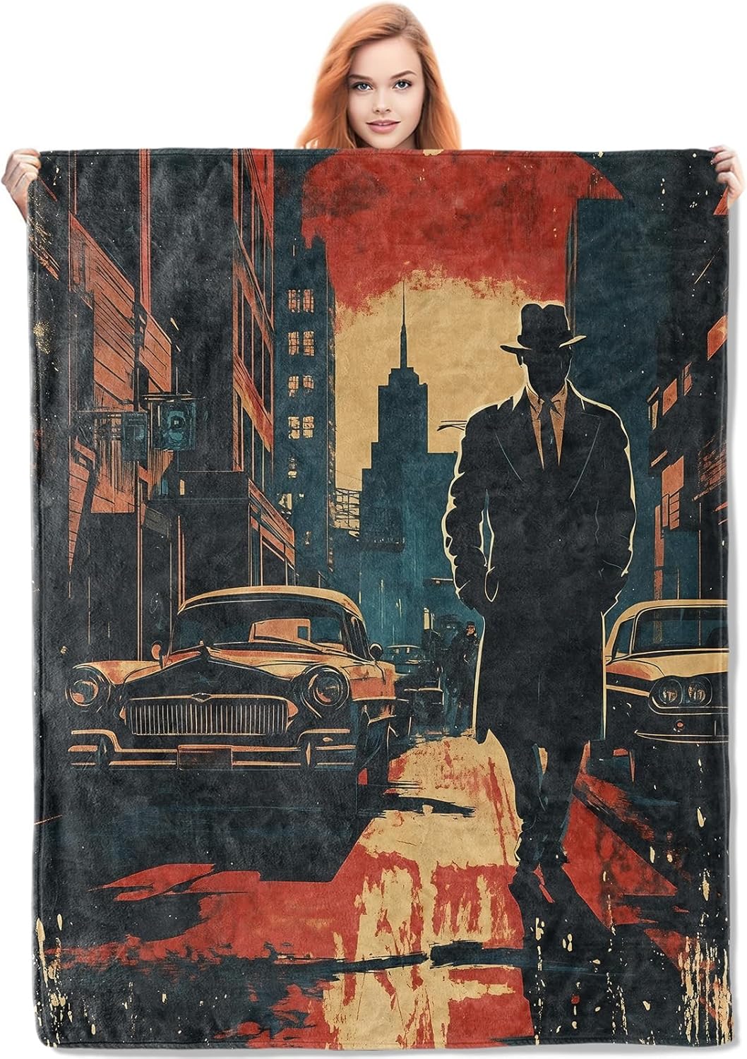 Noir Detective Blanket Gifts f – Home Textiles Towel recenzja i cena
