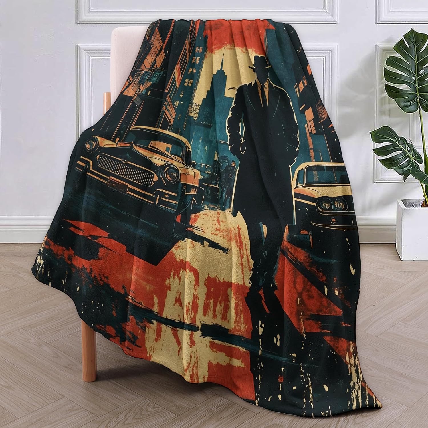 Noir Detective Blanket Gifts f – Home Textiles Towel recenzja i cena