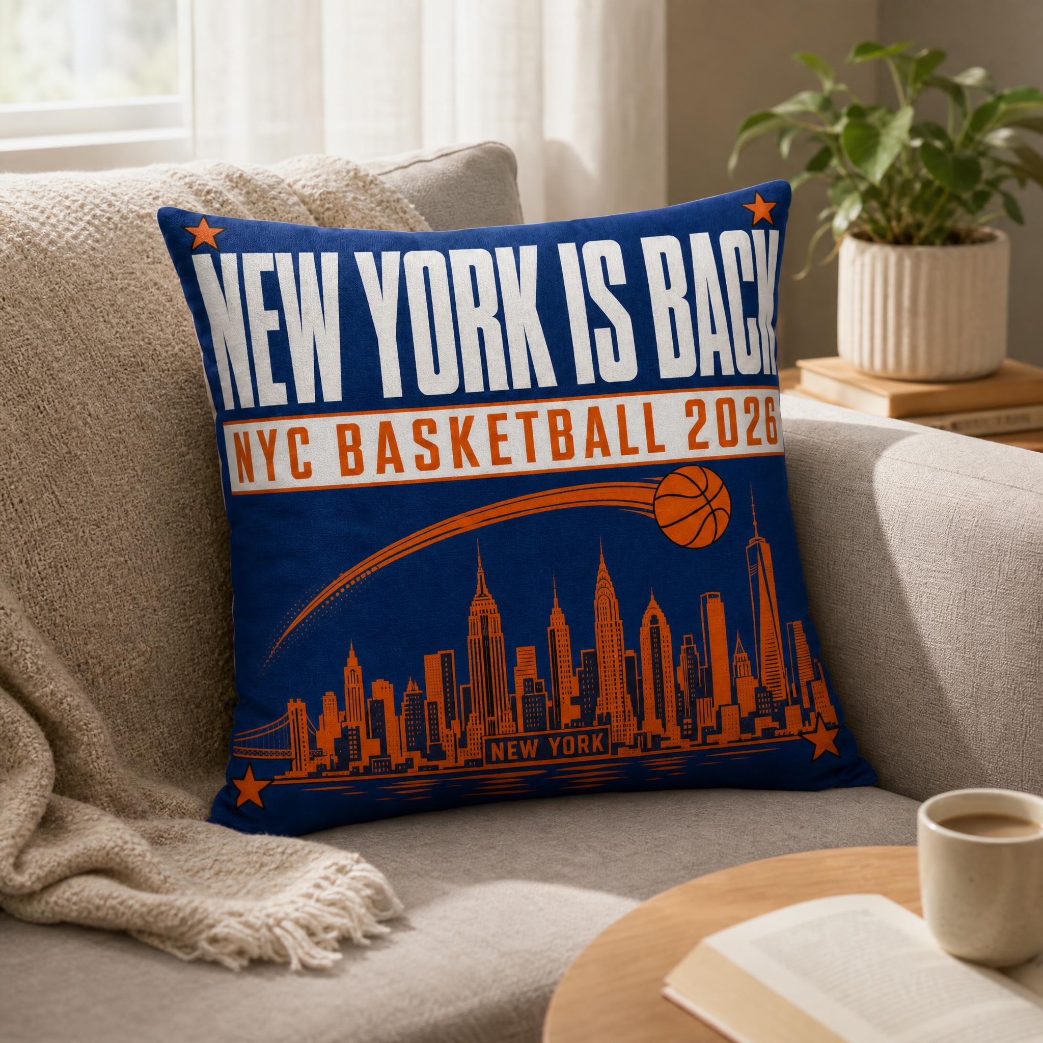 Blue Orange NYC Cityscape Bask – Home Textiles New York recenzja i cena
