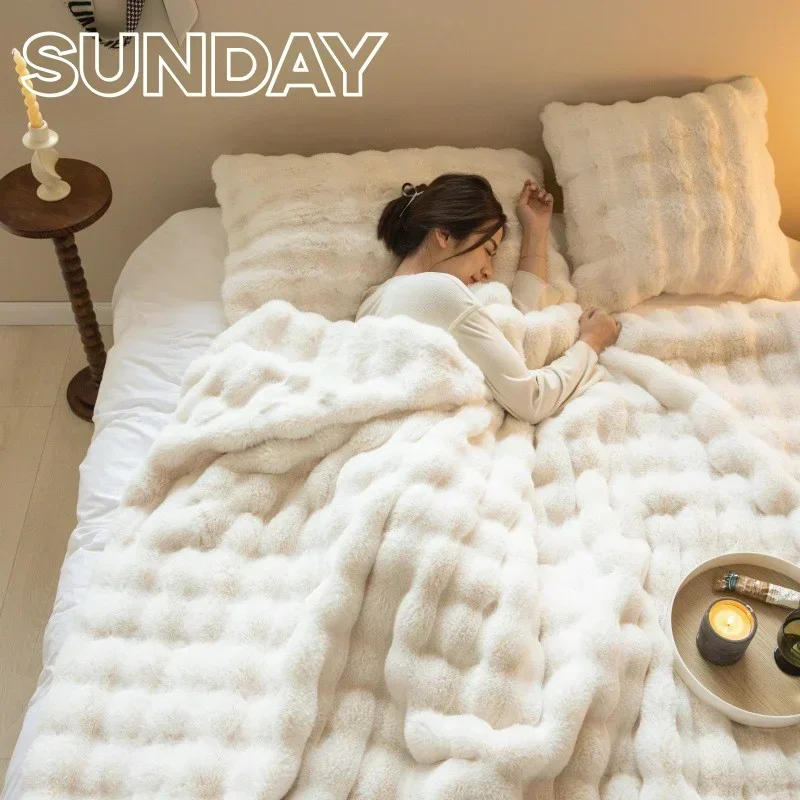 Winter Imitation Fur Plush Bla – Luxury Home Textiles Usa recenzja i cena
