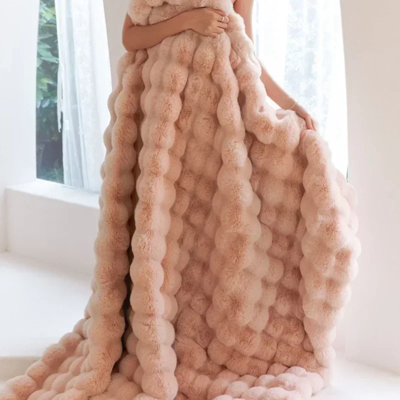 Winter Imitation Fur Plush Bla – Luxury Home Textiles Usa recenzja i cena