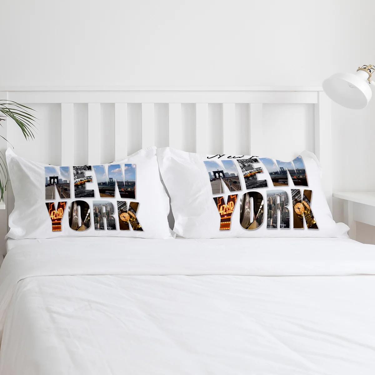 New York English Text Landscap – Home Textiles New York recenzja i cena