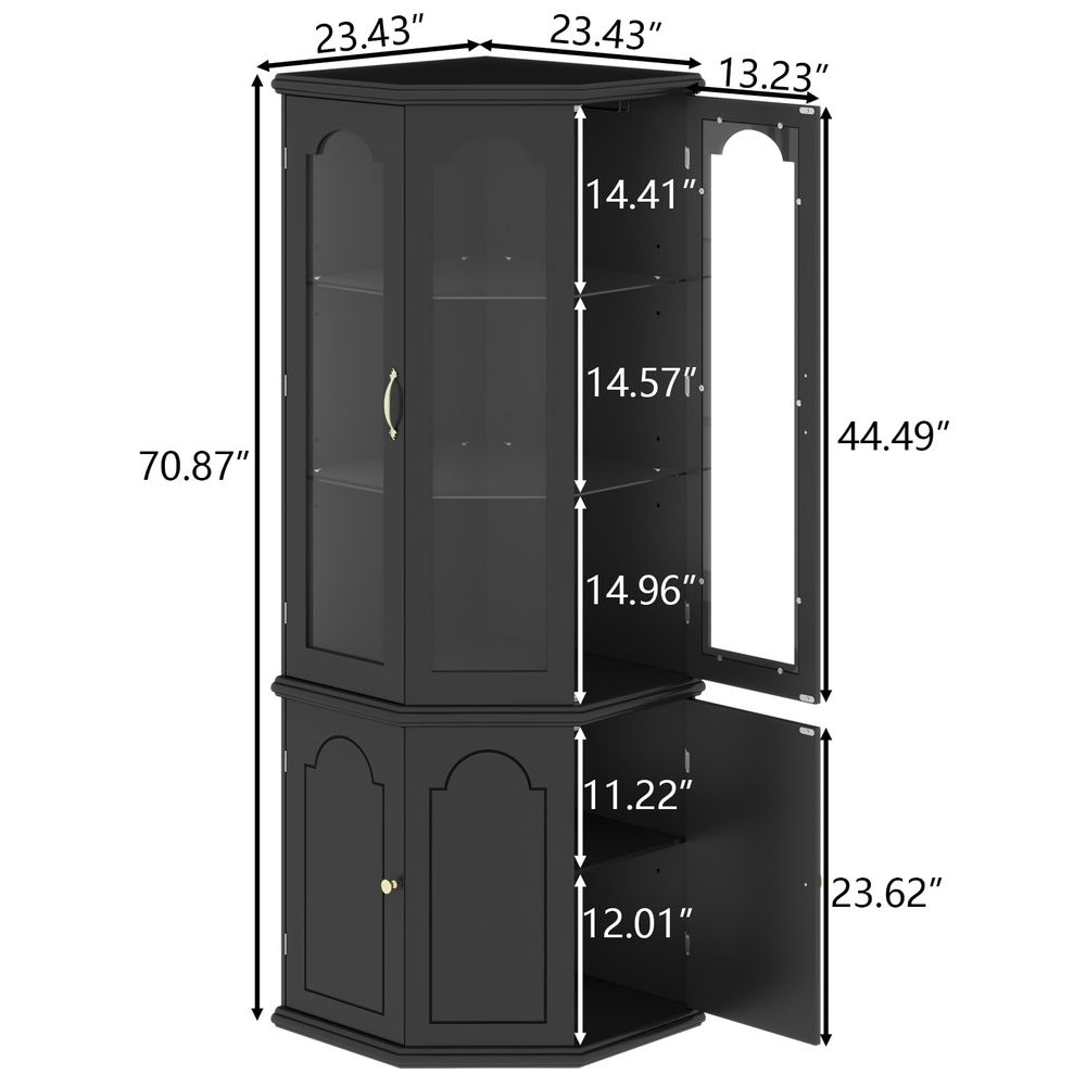 Corner Bar Cabinet w LED Light – Home & Hotel Textiles Private Limited recenzja i cena