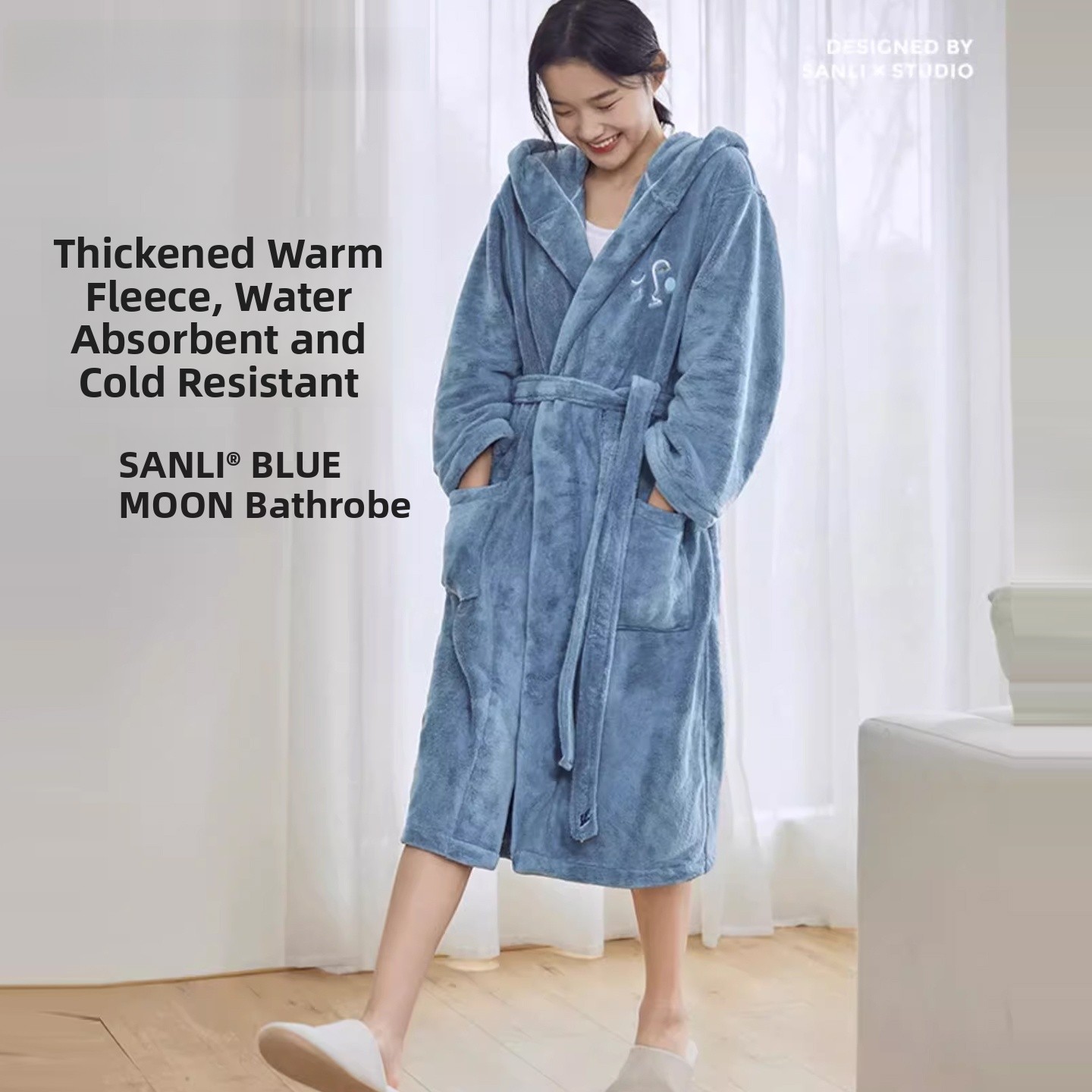 Sanli Hooded Bath Towel Winter – Home Textiles Towel recenzja i cena