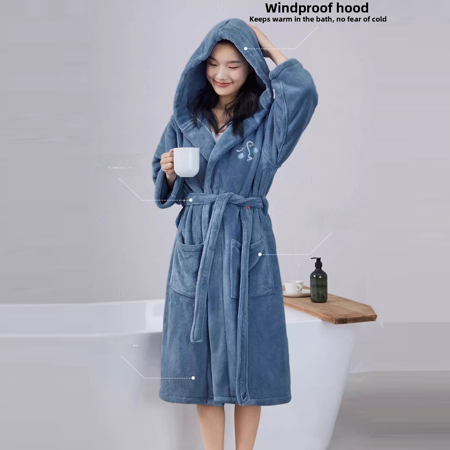 Sanli Hooded Bath Towel Winter – Home Textiles Towel recenzja i cena